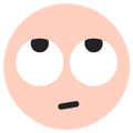 TikTok Emoji - Face with Rolling Eyes